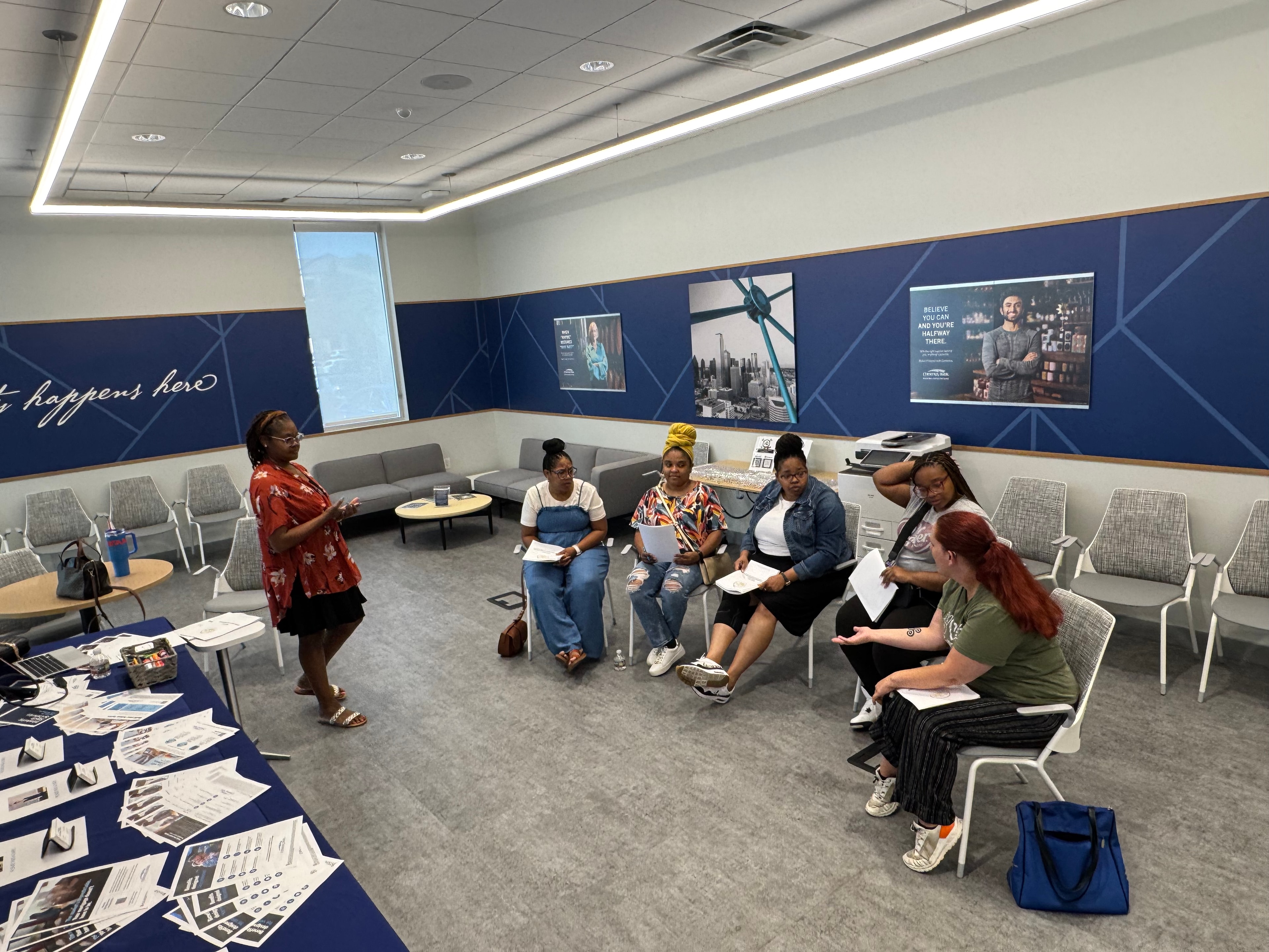 Educators collaborating at a workshop facilitated by All Things Well Collective